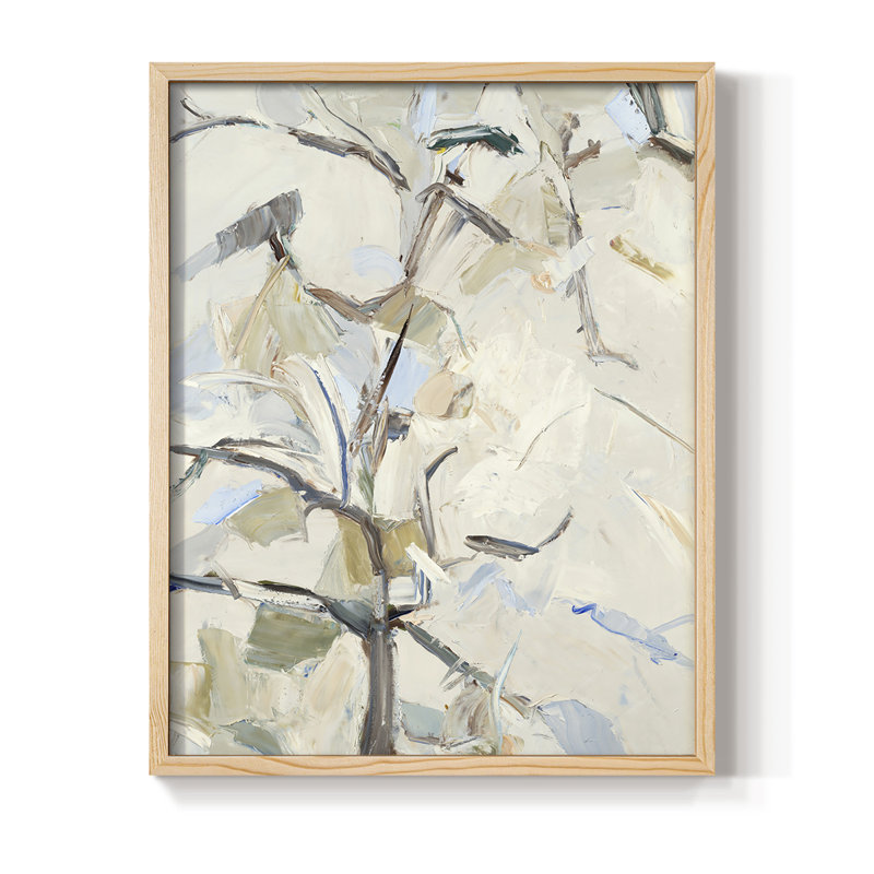 Gallery The Pear Tree, reproduction d'art encadrée - bois massif, H 11 po x l 9 po, Naturel