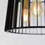 Plafonnier semi-encastré 14 po 3 lumières Bassik