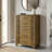 Shalyce 28.7" W Mid-Century Modern Fluted 5-Drawer Chest-1141932205