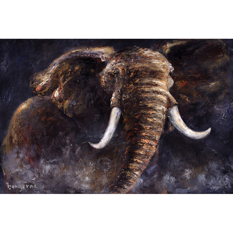 « the ascendanting one » par bergerac, reproduction d’art sur toile tendue, H 16 po x l 24 po x P 1,5 po