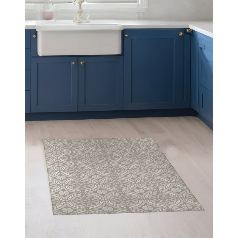 Tapis de cuisine Aleah, Taupe, Rectangle 5 pi x 7 pi