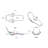  Tenjam Shayz In-Pool Lounge Chairs - White - No Riser (Up to 5" Water Depth)-1963564244-1963564245