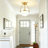 Neven 1- Light Dimmable Glass Shade Semi Flush Mount Light-1087015833