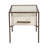 22" Azamara Real Hide Accent Table
