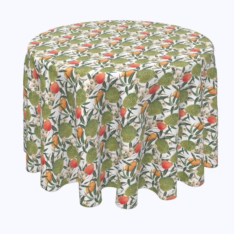Bowie Floral Round Tablecloth, 90" x 90"