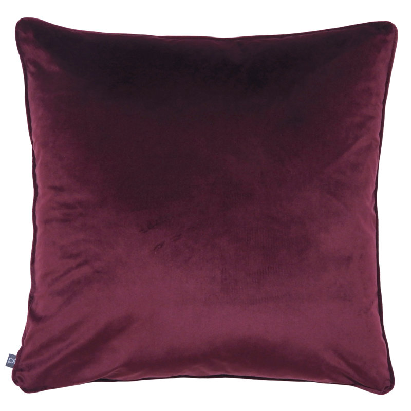 Floral Square Cushion, Woodrose