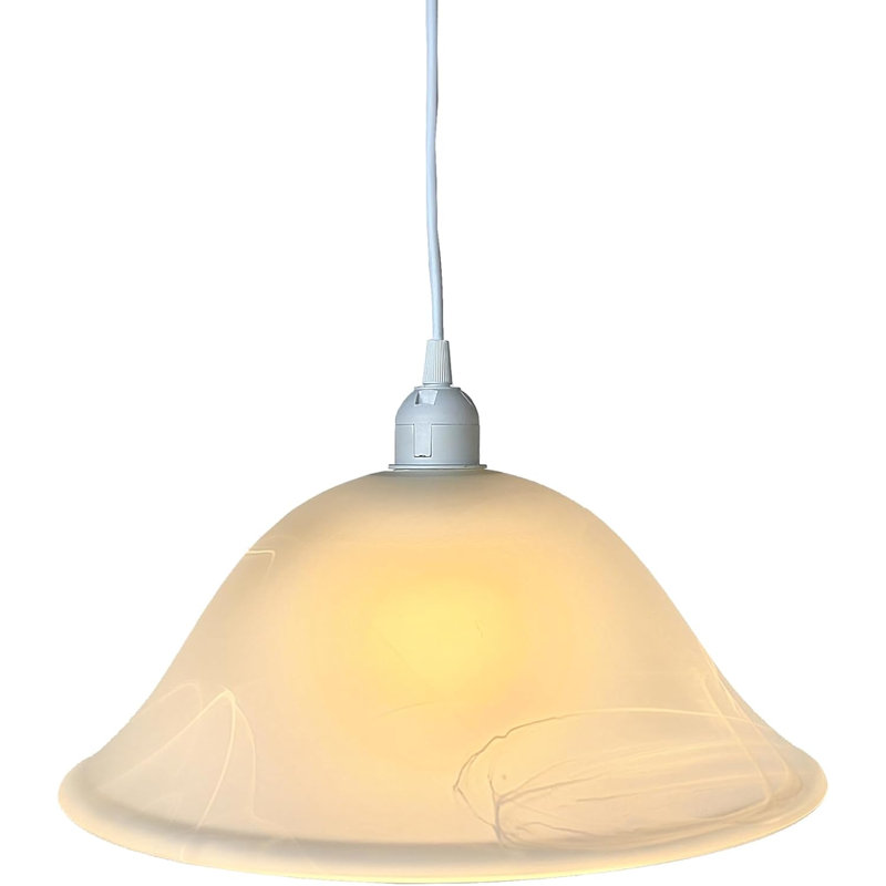 White Glass Bell Shade