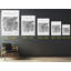 «Mexico City Map Print», reproduction sur toile-494587108