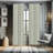 Striped Semi-Sheer Rod Pocket Curtain Panels-45207394
