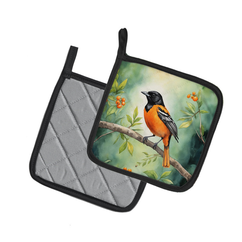 Maryland Baltimore Oriole paire de poignées