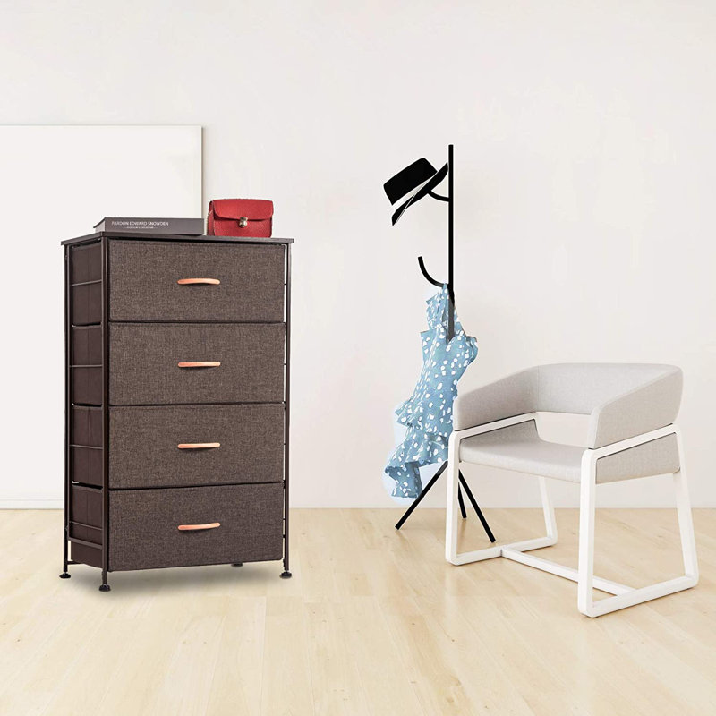 Commode 4 tiroirs l 22,83 po Ranney, Café