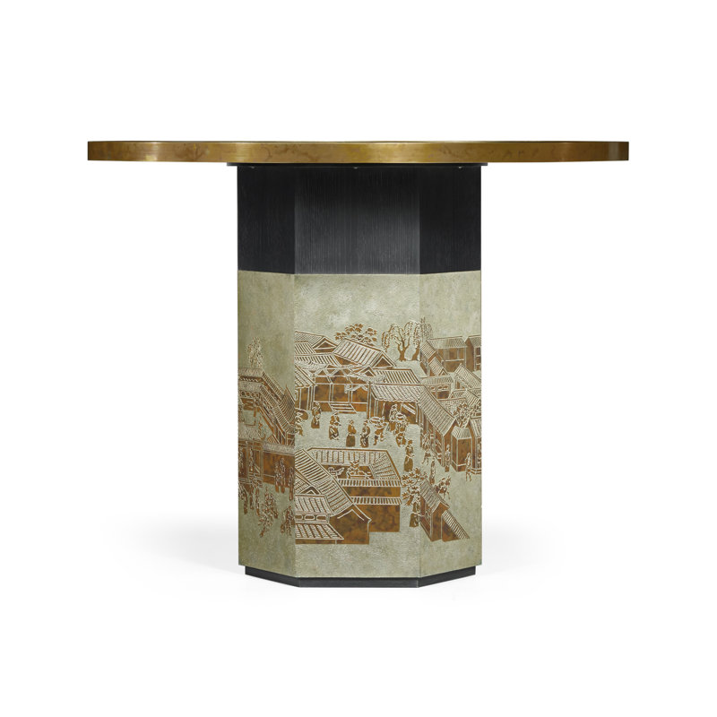 Fusion Acacia Round Solid Wood Dining Table