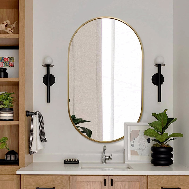 Miroir ovale 20 po x 33 po