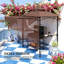 Abri de jardin extérieur 8 pi x 5 pi avec auvent latéral-123163200