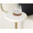 Houston Marble Top Pedestal Side Table