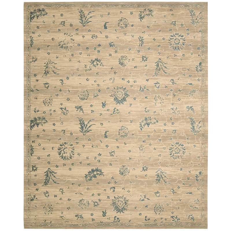 Tapis éclectique brun Dewitt, Rectangle 8 pi 6 po x 11 pi 6 po