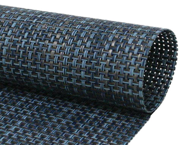 Napperon en vinyle Metroweave®, 12 po x 16 po, Indigo