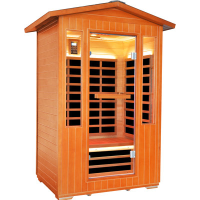 Sauna extérieur infrarouge pour deux personnes Wolfe