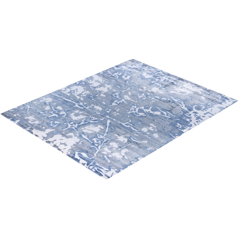 Overdyed One-of-a-Kind Rectangle 8'2" X 9'10" Hand Knotted Area Rug