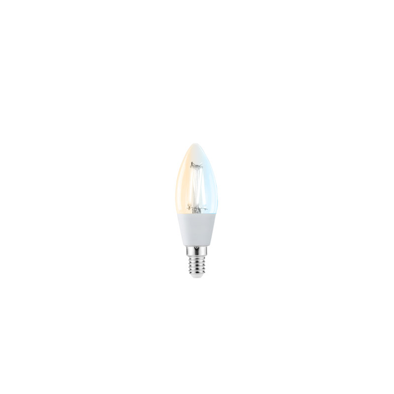 Sylvania Smart Lamps Smart LED Candle Light Bulb E14 470 Lumens WiFi Tuneable White Clear