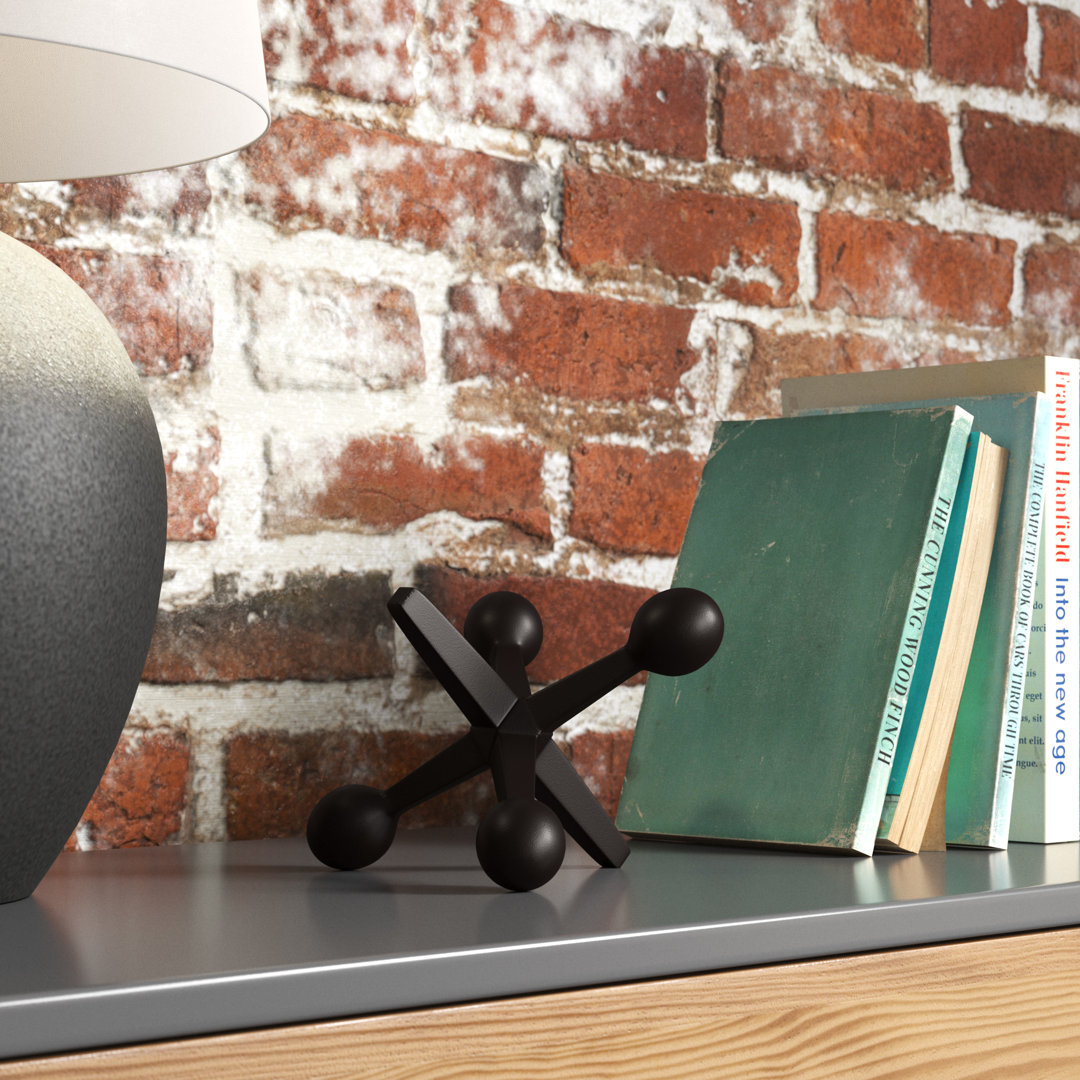 Modern Abstract Aluminum Decorative Object - Unique Geometric Metal Accent Sculpture for Contemporary Decor Steelside™ 