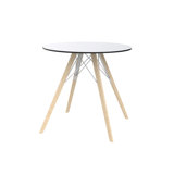 Faz Wood Dining Table Edge Top - Round
