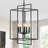 5 - Light Dimmable Lantern Square/Rectangle Chandelier-413200685