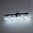 4 - Light Dimmable Crystal Shade Bathroom Vanity Light