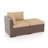 Wicker Outdoor Lounge Chair with Ottoman-1701933009