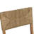 Cledia 21" Wide Rustic Farmhouse Mahogany Wood Ratten Seat Counter Stool-107530863