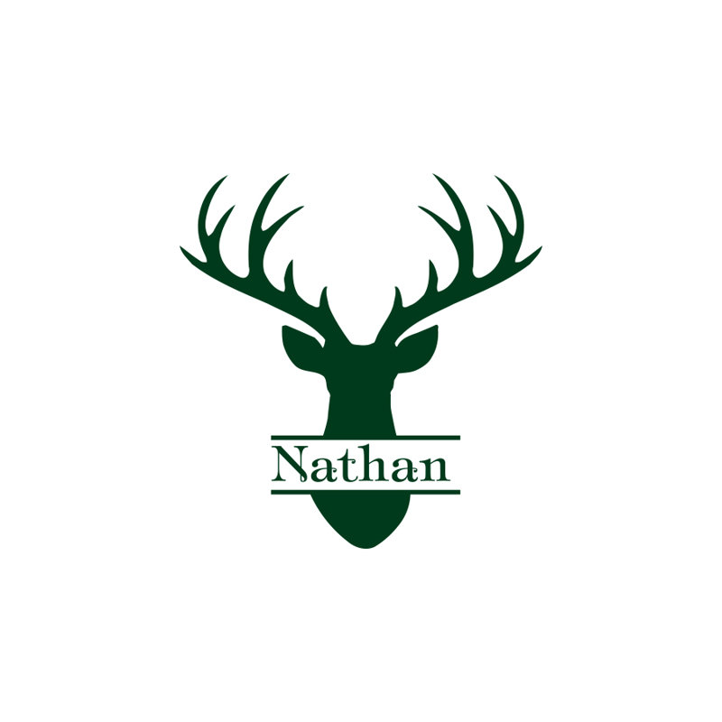 Animals Non-Wall Damaging Wall Decal, Yes, Green