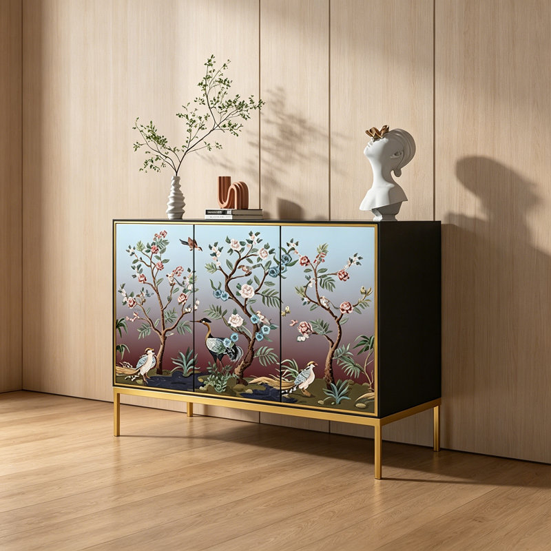 Chinese Style Solid Wood Storage Cabinet