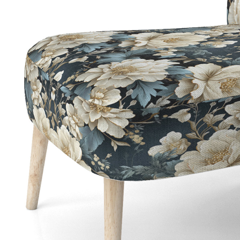 Chaise d'appoint rembourrée Cottage A, Motif victorien splendeur urbaine IX