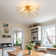 Eadey Flush Mount Sputnik Ceiling Lamp in Gold