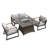 Evander Wicker 4 - Person Patio Conversation Set with Cushions