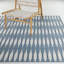 Tapis intérieur / extérieur bleu / blanc Geneva-66183285