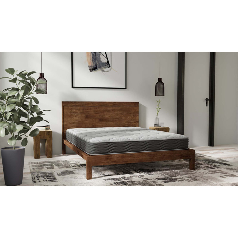 Matelas hybride ferme de 8 pouces avec ressorts ensachés, Grand lit