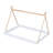 Kids Tent Floor Bed with Triangle Wood Frame, House Platform Bed for Sleep & Play-903945208-884177590