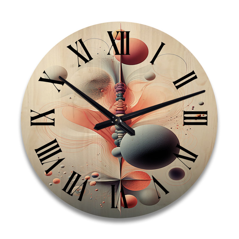 Thurstone Solid Wood Wall Clock, Large