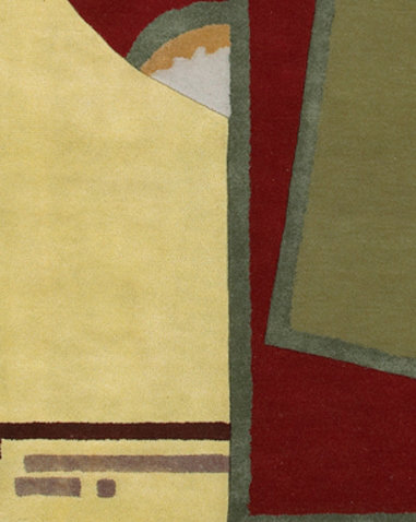 Wool Abstract Indoor Rug, 2' x 3'
