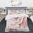 Indigold Shabby Peonies Pink - Farmhouse Duvet Cover Set - Microfiber Polyester-38759181