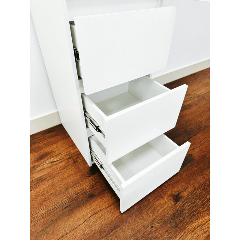 Armoire modulaire en bois avec tiroirs