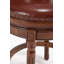 1 tabouret de bar en cuir avec plateau pivotant à 360 degrés