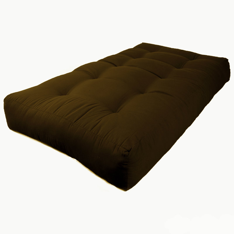 Charneco 10'' Cold Foam Futon Mattress Futon  Mattress, 8", Full, Aqua Blue
