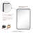 Bryand Farmhouse Surface Mount Metal Bathroom Medicine Cabinets with Mirror-484793600-477258508