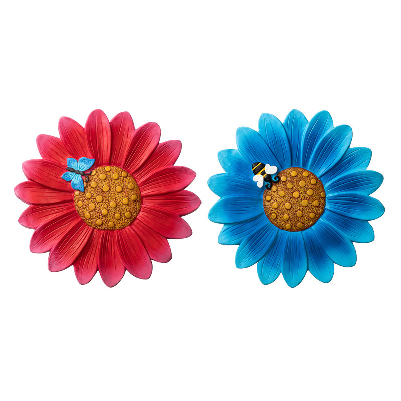 2 pièces de 10 pi de style ciment et fleur texturée