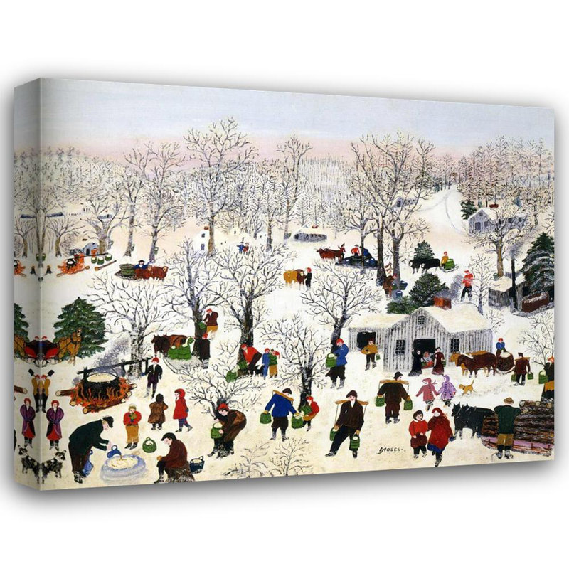 Sugaring Off, 1955, H 28 po x l 35 po
