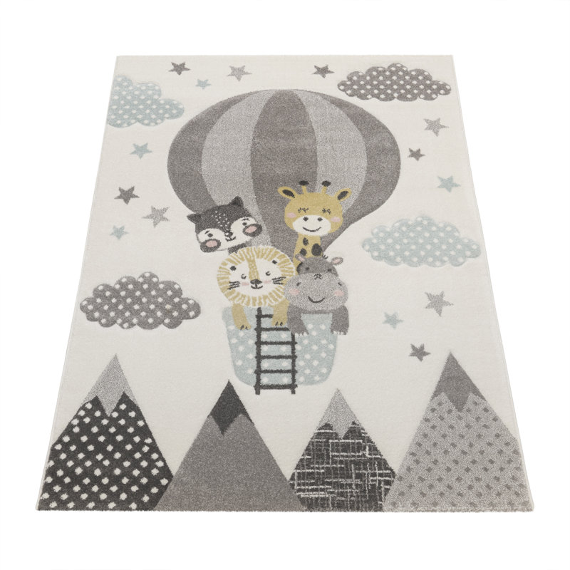 Mayfair Shaggy Grey Rug, Rectangle 120 x 170cm