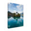 Art mural sur toile tendue - "Château suisse" de Jared Kreiss pour décoration de salon, de chambre à coucher ou de bureau - 18 x 24