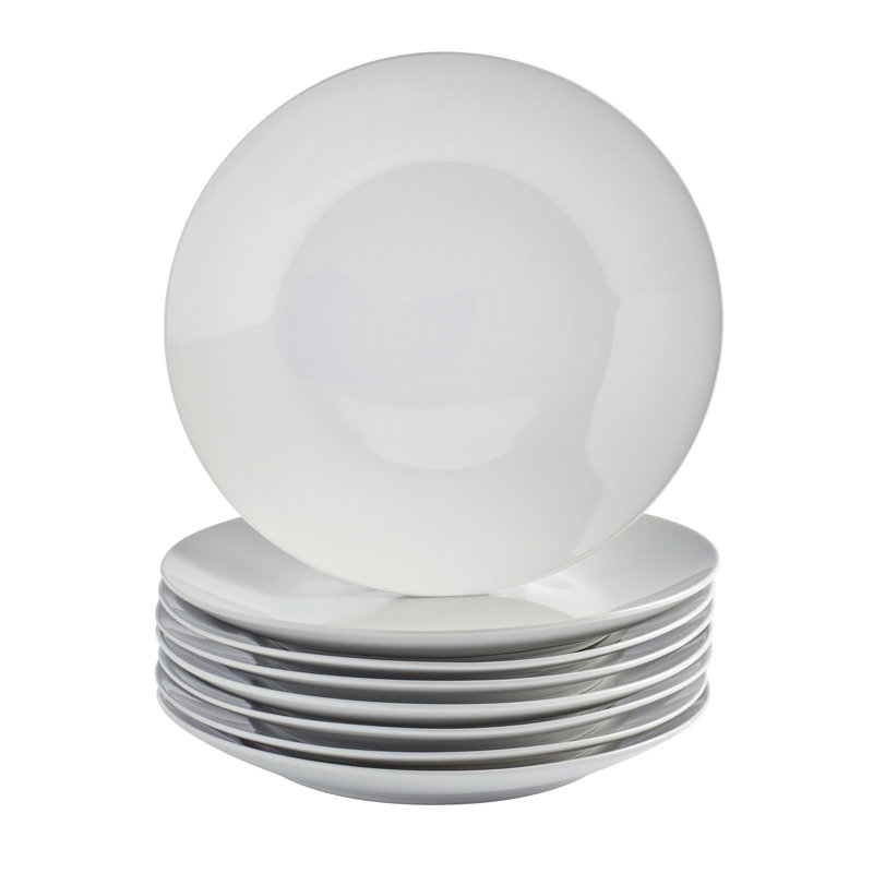 Tabletops Gallery 10.5" Round Dinner Plates Value Pack